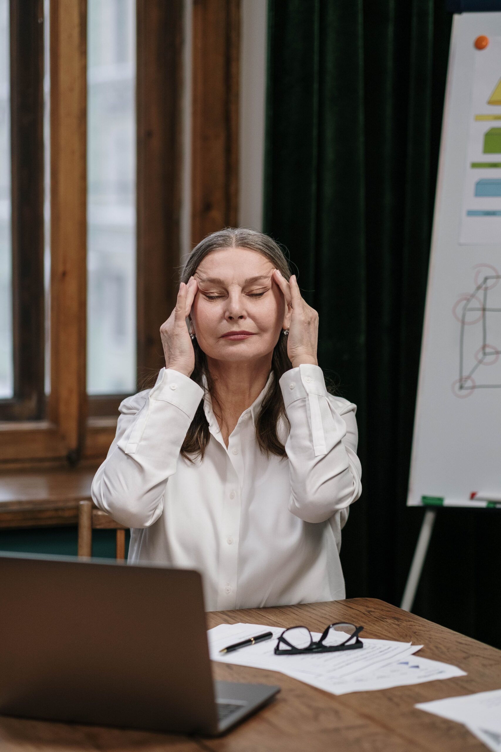 Menopause brain fog, at work, fear, axiety - blog post by Michelle A. Hardwick Author of Menopause Wingman - a handbook for partners.